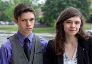 Jonas Maines and Nicole Maines posing for a picture