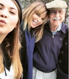 Lauren Koslow with her husband and beautiful daughter.