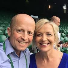 Carol Kirkwood and husband. 