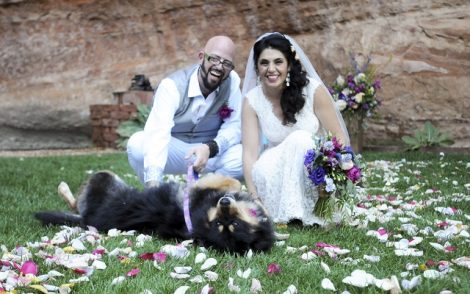 Minoo Rahbar with her husband Jackson Galaxy