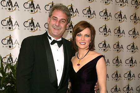 Martina McBride and her spouse John McBride, 