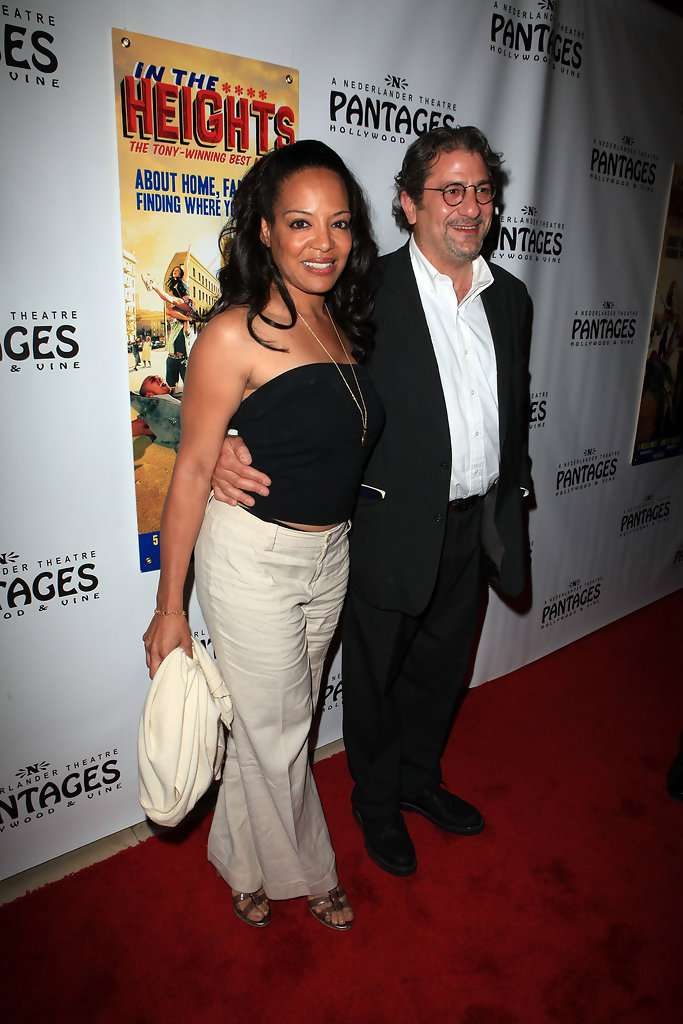 Lauren Velez (L) and husband Mark Gordon arrive at the opening night of "In The Heights" at the Pantages Theatre on June 23, 2010 in Hollywood, California