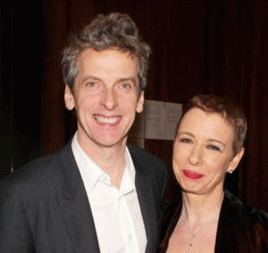 Elaine Collins and Peter Capaldi