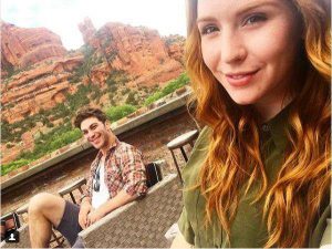 Camryn Grimes and her boyfriend enjoying their vacation in Sedona, Arizona.