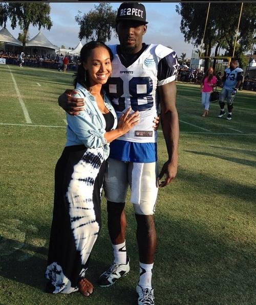 Ilyne Nash with her boyfriend Dez Bryant