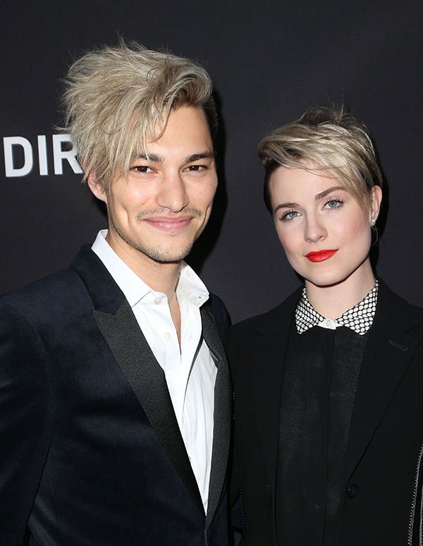 Zach with his former girlfriend Evan Rachel Wood