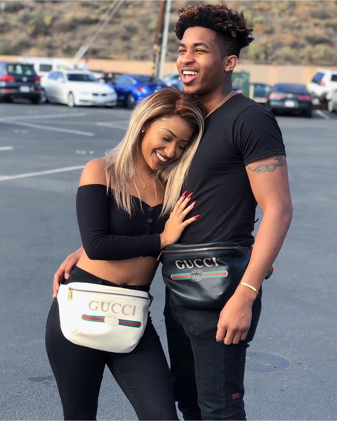 Kennedy Cymone with her ex-boyfriend