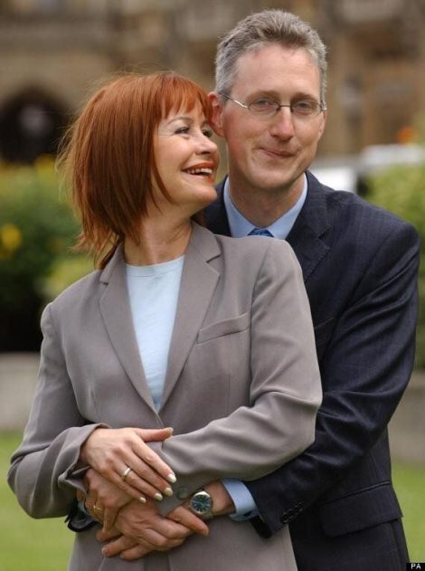 Sian Lloyd and Lembit Opik