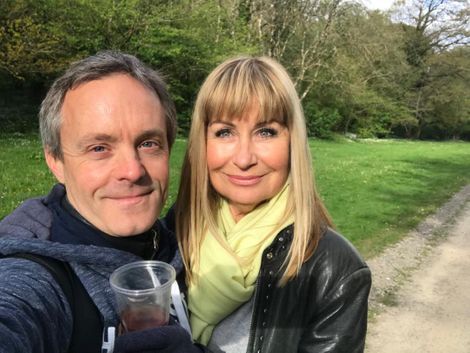 Sian Lloyd and Steve Phillipps via her social media site