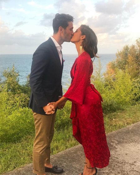 Christel Khalil and her boyfriend Sam Restagno