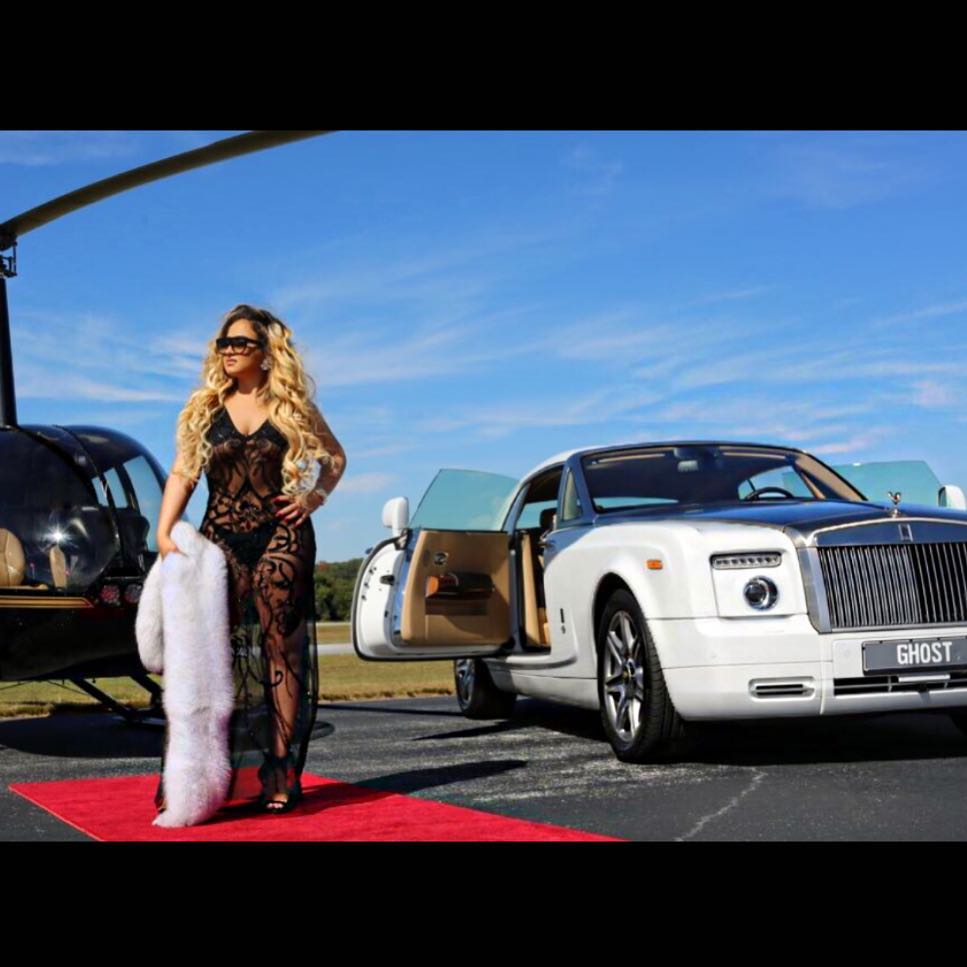 Jojo and her Rolls Royce