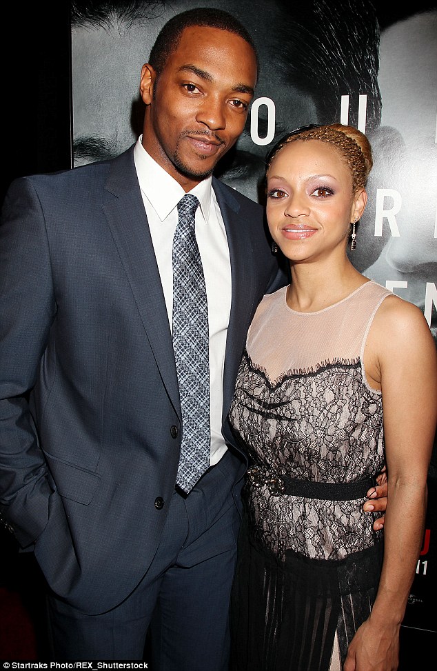 Sheletta with her husband, Anthony Mackie