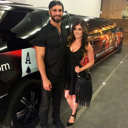 Leighla with her ex-fiance, Seth Rollins