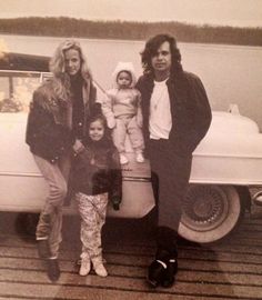 John Mellencamp childhood photo with his father & sibling