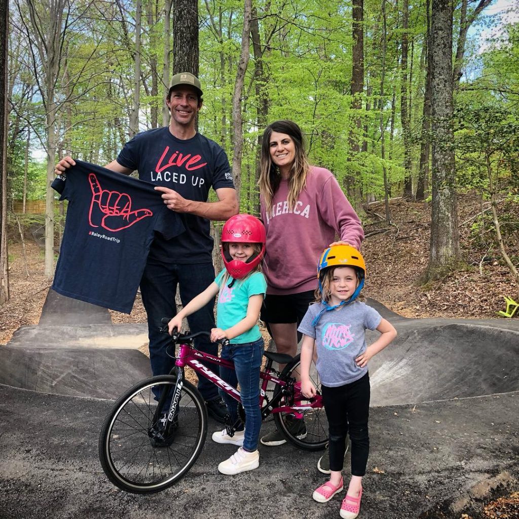 Travis with his family