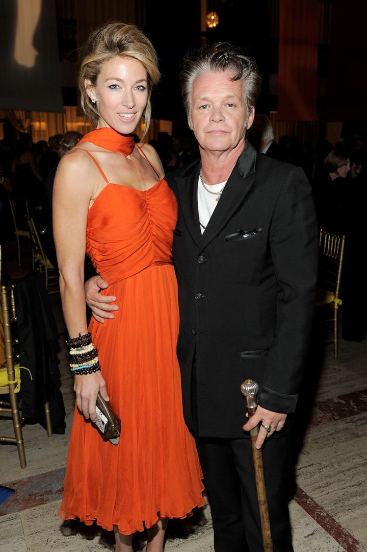 John Mellencamp with Ex-wife Elaine Irwin,