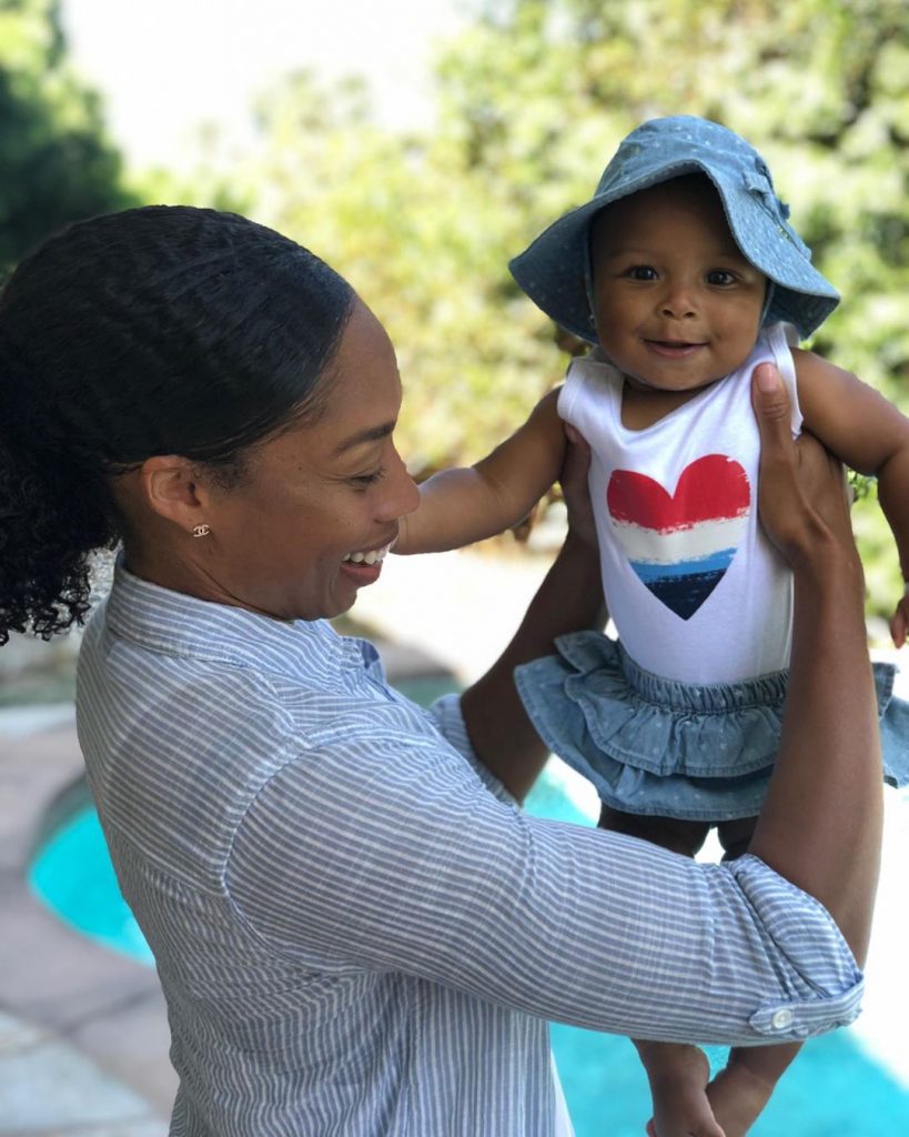 Allyson with her Daughter