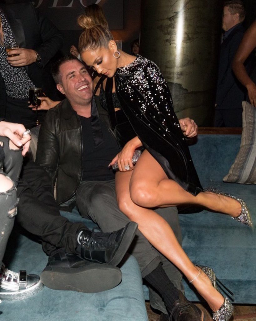 Mike with Jennifer Lopez