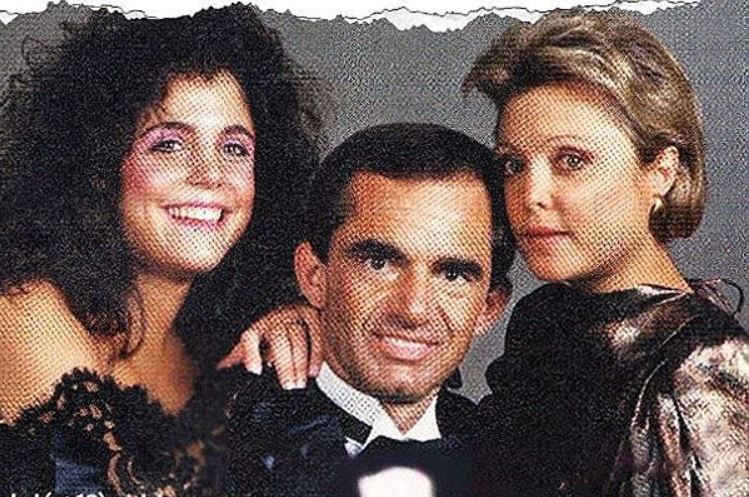 Bernadette Birk with her second husband, John Parisella and her daughter, Bethenny Frankel.