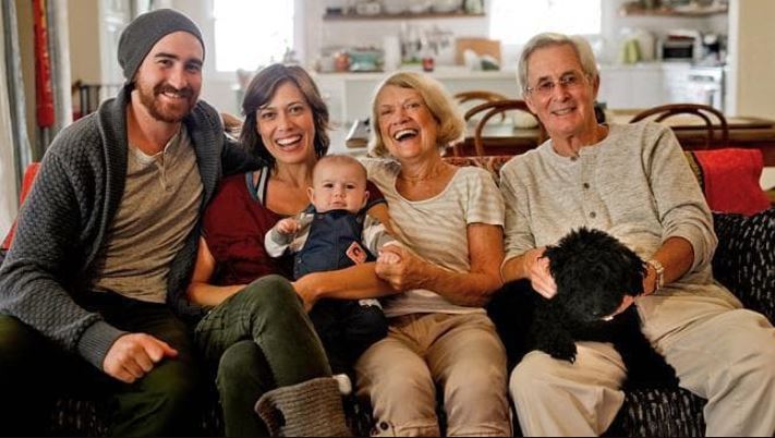 Kimberley Joseph and her soul mate, Scott Chrisman with their son and parents.