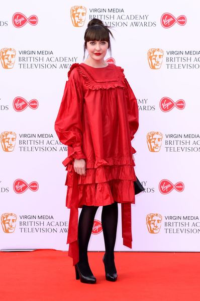 Kathy Kiera Clarke arrived at the Virgin Media British Academy Television Awards 2019 at The Royal Festival Hall in London, England on 12th May 2019.