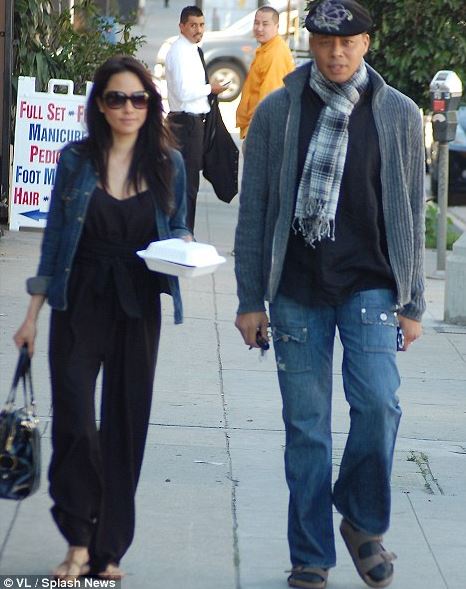 Rachel Smith with her ex-boyfriend, Terrence Howard.