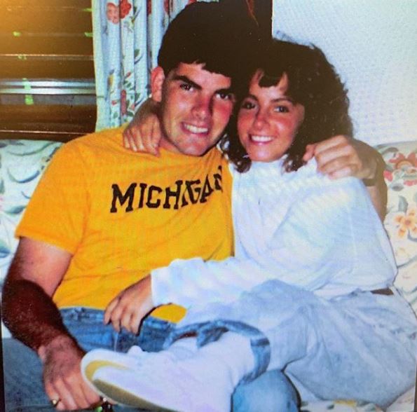 Jon Hein and his wife, Debra Ganz in their teenage age.