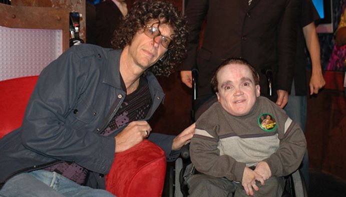 Eric the Actor with his friend, Howard Stern.