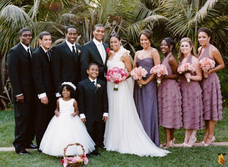 Darlene Mowry's twin daughter, Tia Mowry & Cory Hardrict wedding.