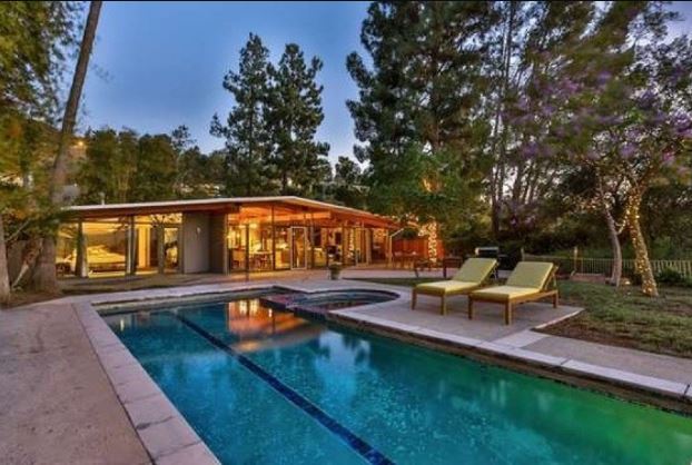 Kathryn Wahl's house located in Sherman Oaks, Los Angeles.