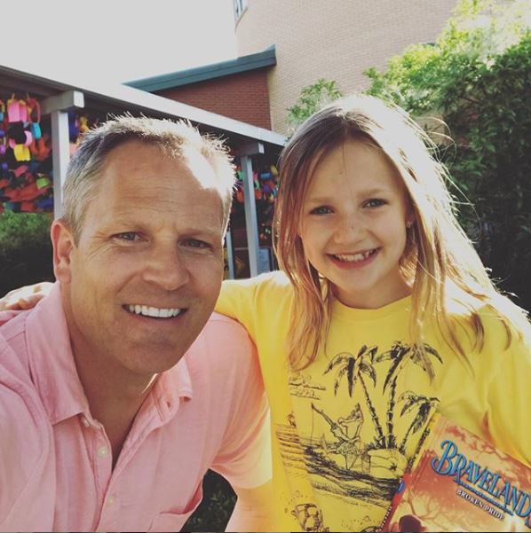 Chandler Head with her lovely father.