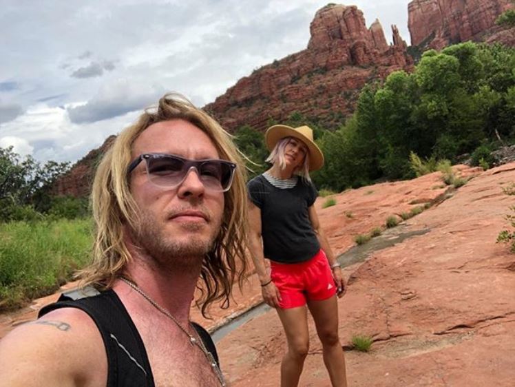 Kenny Wayne Shepherd enjoying his vacation with his beautiful wife.