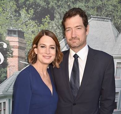 Gillian Flynn and her Gillian Flynn and her husband, Brett Nolan arrived in HBO's Sharp Objects Los Angeles premiere at ArcLight Cinerama Dome on 26th June 2018, in Hollywood, California.husband, Brett Nolan arrived in HBO's Sharp Objects Los Angeles premiere at ArcLight Cinerama Dome on 26th June 2018, in Hollywood, California.