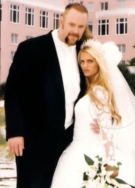 Sara Calway and her ex-husband, Michael "The Undertaker" Calaway's wedding ceremony.