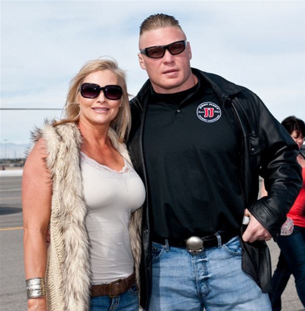 Duke Lesnar's parents together.