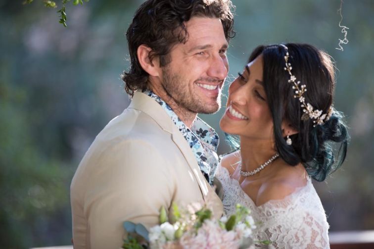 Krystle Amina and Wil Willis' wedding ceremony.