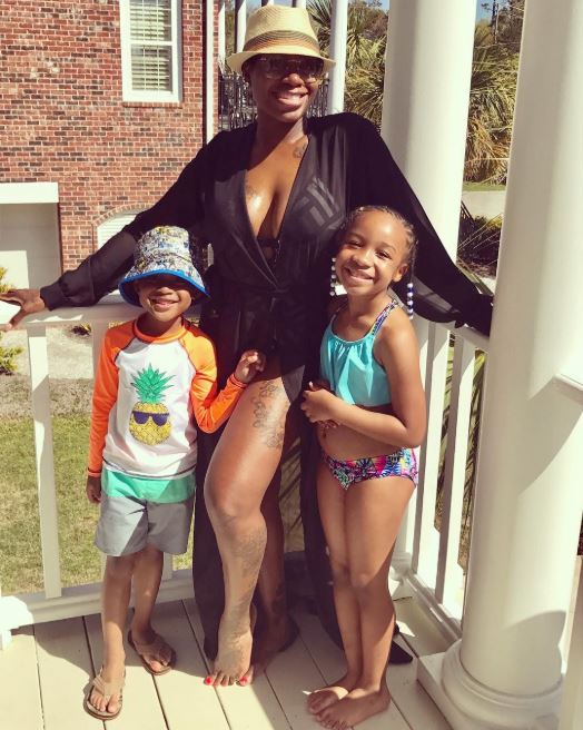 Dallas Xavier Barrino with his mother, Fantasia and sister, Zion.