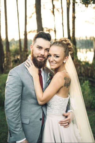Bentley Cadence Edwards' mother, Maci Bookout and his stepfather, Taylor McKinney's wedding ceremony.
