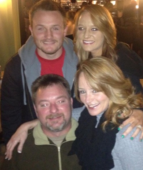 Sharon Bookout and her husband, Gene with their daughter and son-in-law.