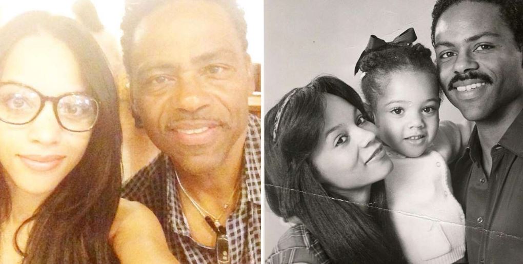 Photo of Richard Lawson with his first wife, Denise Gordy, and their daughter, Bianca Lawson.