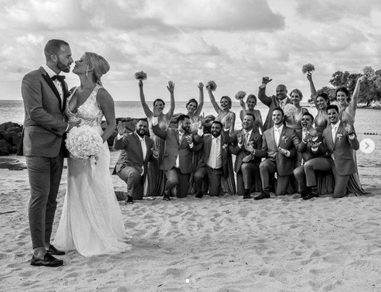 Sherry Holmes and Damon Bennett's wedding ceremony.