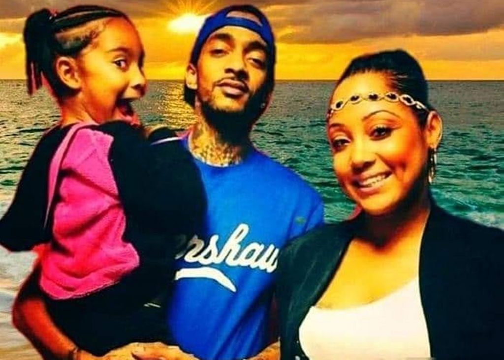 Nipsey and Tanisha with their Child