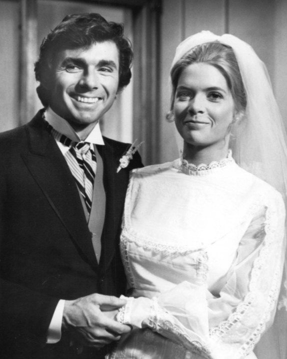David with his ex-wife Meredith Baxter