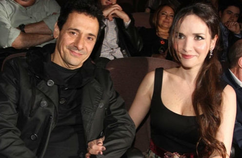 Ricardo Mollo and his wife natalia oreiro