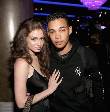 Roshon Fegan with his current girlfriend Dytto