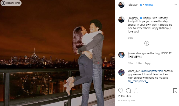  Jarrett Allen wished his girlfriend on the occasion of her birthday