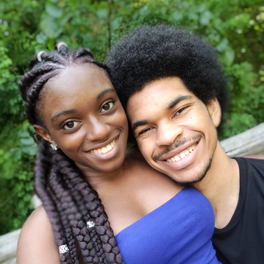 Jarrett Allen and his partner 