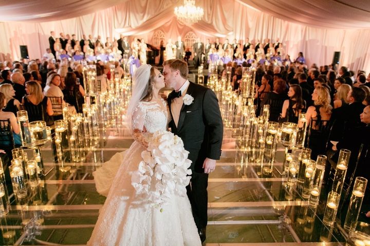 Collins Tuohy Smith and her husband on their wedding