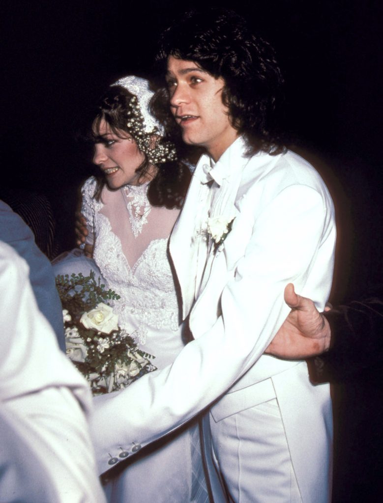 Eddie and Valerie in their wedding day