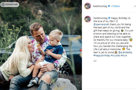 Heidi Montag wished her husband on his birthday I